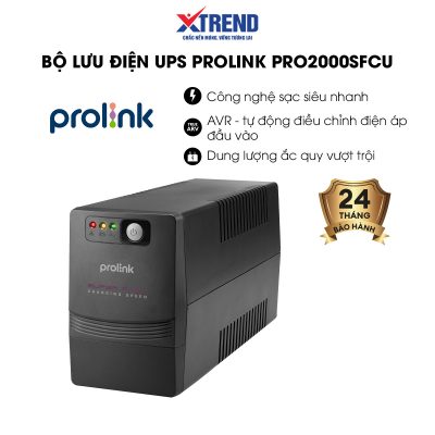 Bộ lưu điện UPS Prolink PRO2000SFCU(2000VA)