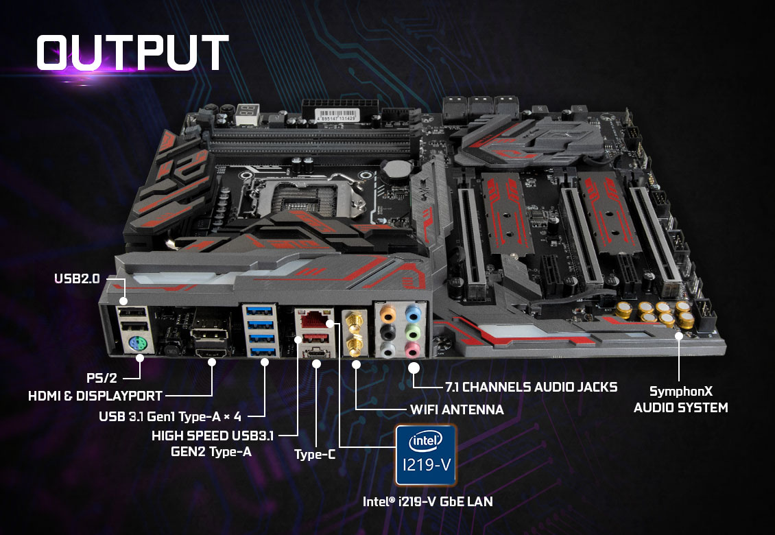 Mainboard GALAX Z390 Gamer (Intel Z390, Socket 1151, ATX, 4 khe RAM DDR4)