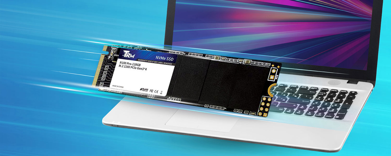 SSD TRM N100 Pro 128GB M.2 2280 PCIe NVMe (Đọc 2130MB/s – Ghi 1720MB/s)